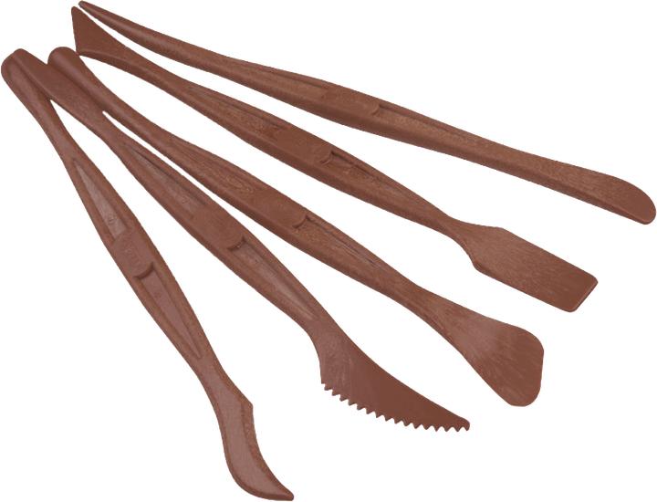 Actual product image Jovi Modelling tool brown 5 pcs.