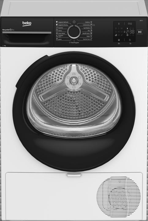 Immagine prodotto Beko BM3T37249WBB Dryer machine, Freestanding, Front loading, Drying capacity 7 kg, White (7 kg, A destra)