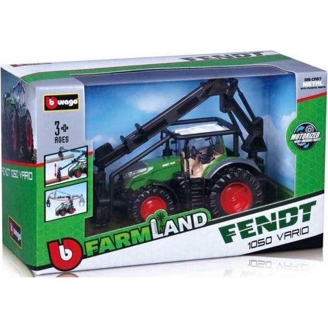 Bburago 18-31670 FENDT 1050 Vario τρακτέρ Official κλίμακα 1:32 μεταλλικό πρασινο με κίνηση,φορτωτή