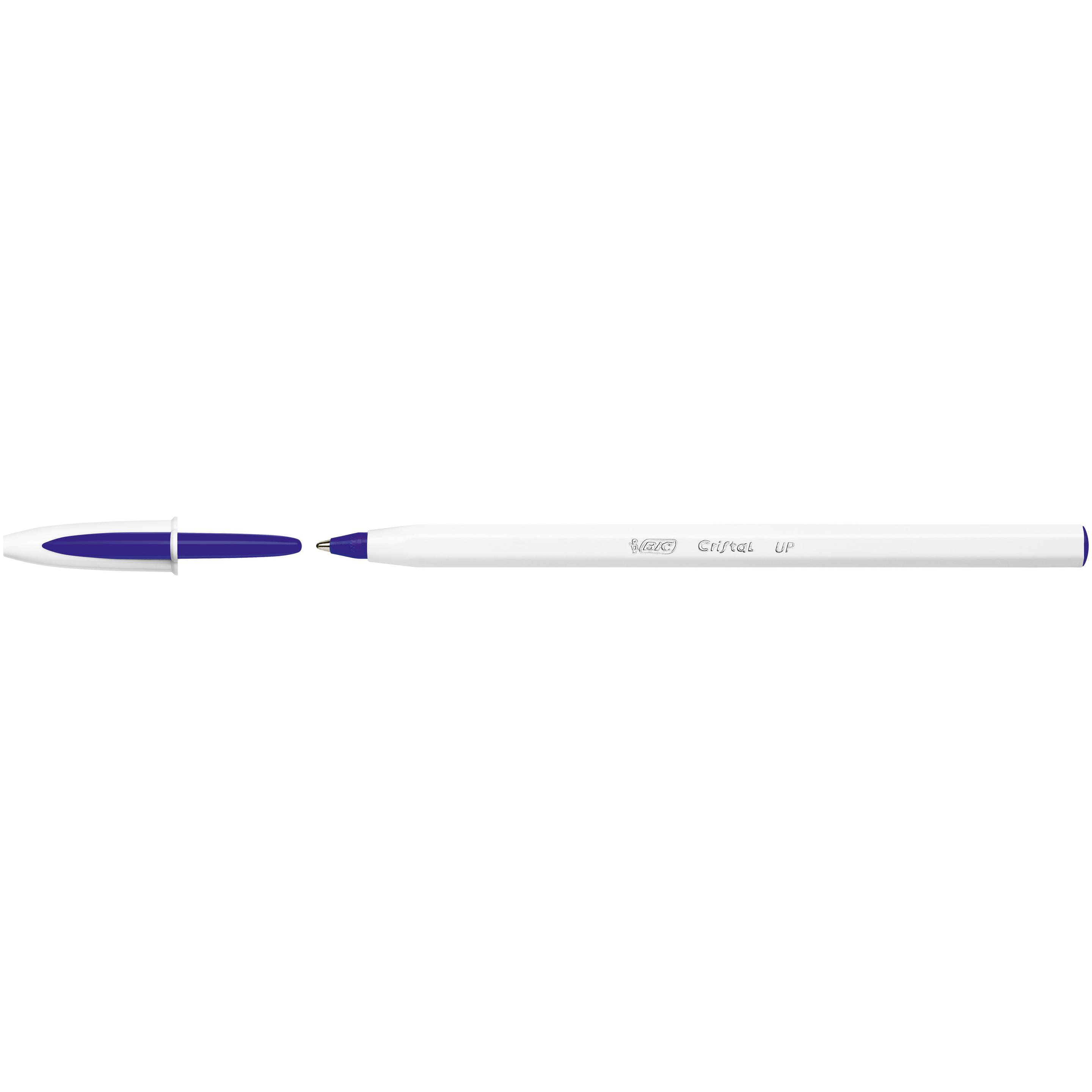 Thumbnail - Bic, Schreibstifte, Kugelschreiber Cristal Up, Strichfarbe: blau, 20 Stck (Blau, weiss, 20 x)