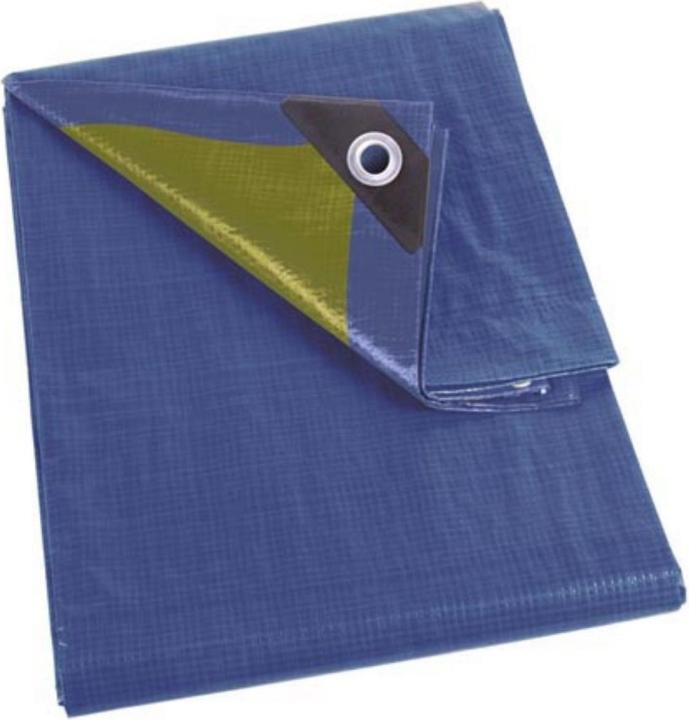 Perel Tarpaulin - Blue/Green - Standard - 5 x 5 m (20 x 20 m)