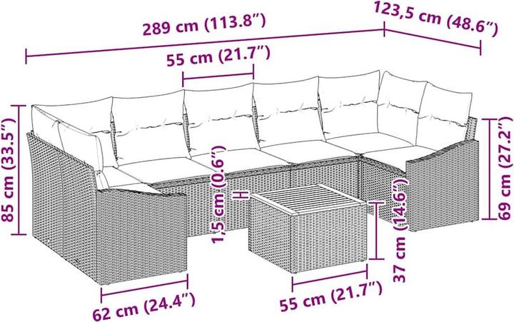 Produktbild vidaXL Raven
