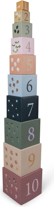Actual product image Filibabba Stacking blocks - Nordic animals (FI-02177)