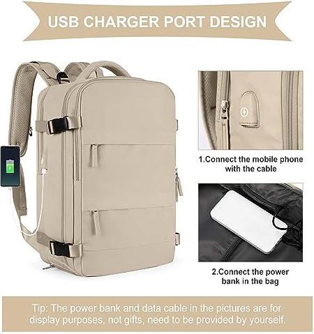 Immagine prodotto Only-Bags.Store Zaino da viaggio grande, zaino con bagaglio a mano, zaino da escursionismo, zaino sportivo
