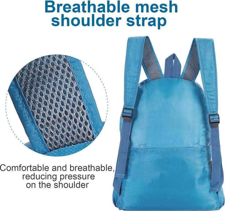 Produktbild Only-Bags.Store Faltbarer Rucksack Ultraleichter, wasserdichter Wanderrucksack Tagesrucksack (35 l)