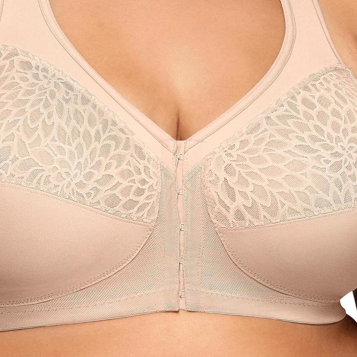 Actual product image Glamorise MagicLift Racer Back Front Closure Bra (Single pack, 90 E)