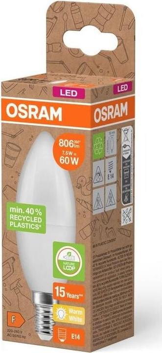 Produktbild Osram LED Pcr Lamps With Classic B (E14, 806 lm, 6x)