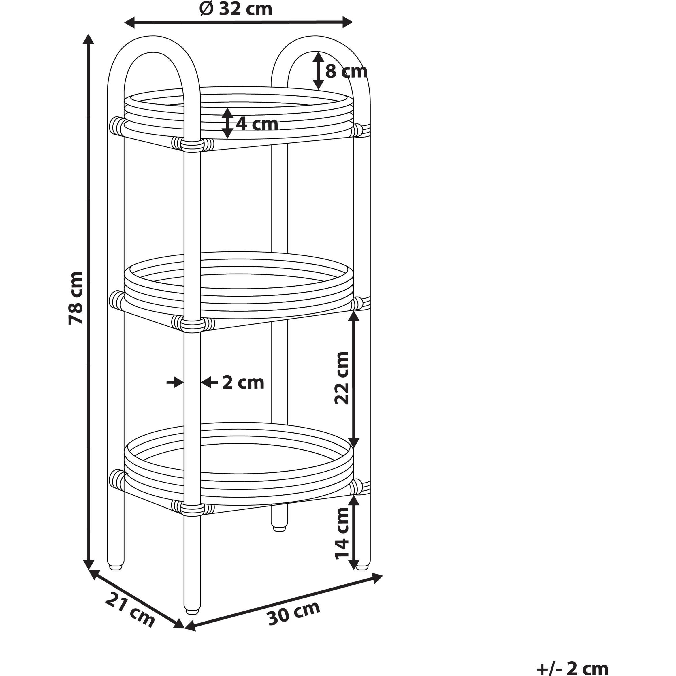 Thumbnail - Beliani, Couchtisch + Beistelltisch, Troolie (32 x 78 cm)