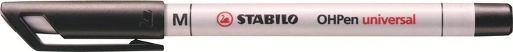 Produktbild STABILO OHPen universal Folienstift wasserlöslich (Schwarz, 1 mm, 1 x)