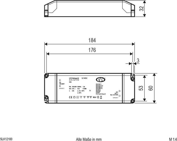 Actual product image EVN-Lichttechnik Power supply unit