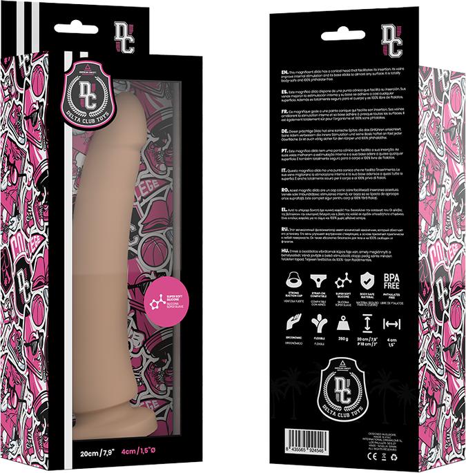 Produktbild Delta Club Toys Dildo Natural Silicona Medica 20 X 4 cm
