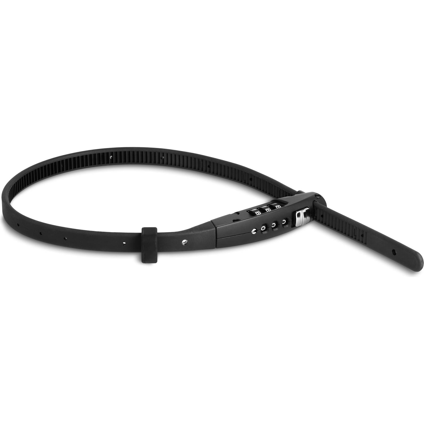 Navilock 20930 Universal Sicherungskabelbinder Zahlenschloss, Notebook Security, Schwarz