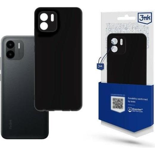 3MK Redmi A1 Matt Case (Xiaomi Redmi A1), Smartphone Hülle, Schwarz