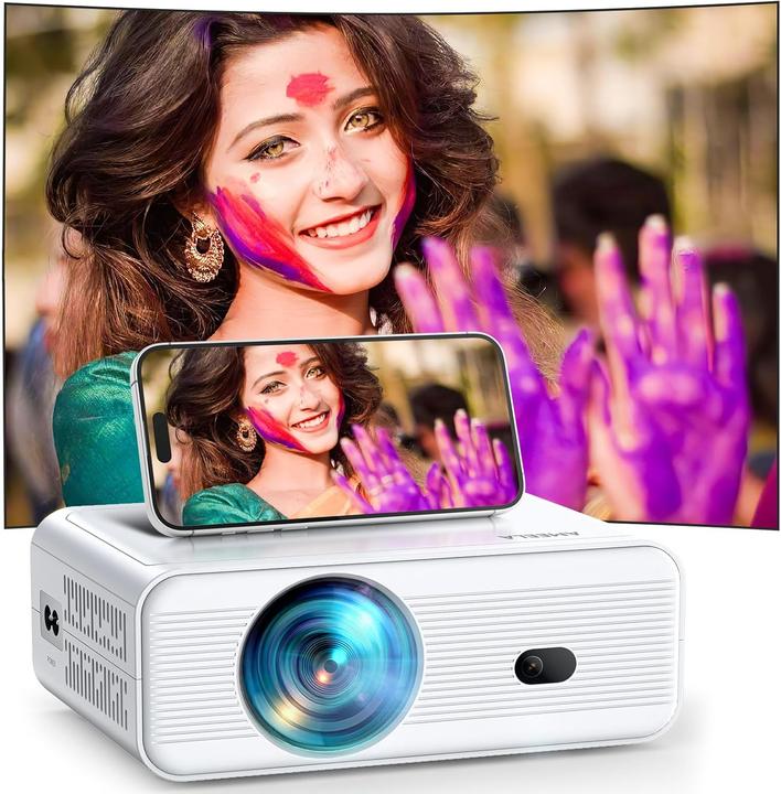 Ameela CL003 WiFi Mini-Beamer mit Fernbedienung (Full HD, 900 lm)