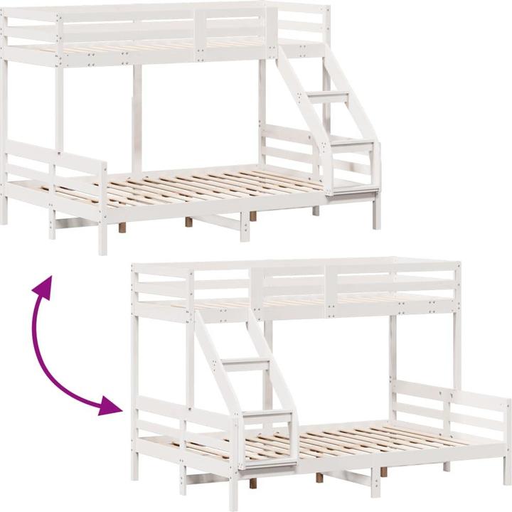 Image du produit vidaXL Etagenbett (140 x 200 cm)