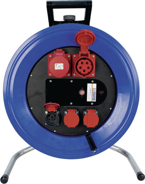 Immagine prodotto Steffen Avvolgicavo in plastica PROFFESIONAL 2xCEE16/5 + 3xT25 (IP55) 25m (25 m, 2.50 mm².)