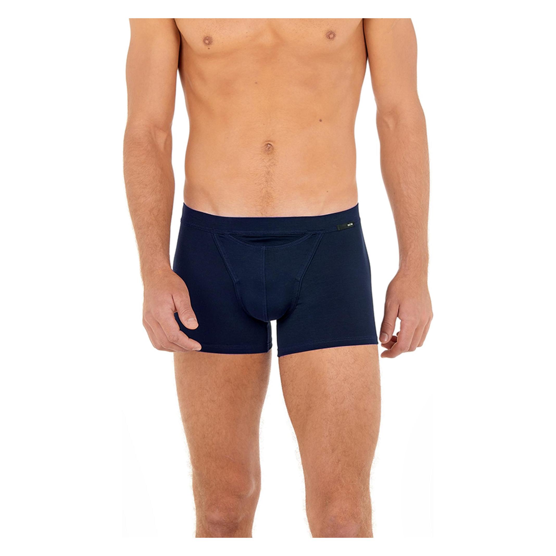 Hom, Herren, Unterhosen, HO1 BoxerBrief Tencel Soft, Blau, (S, Einzelpack)