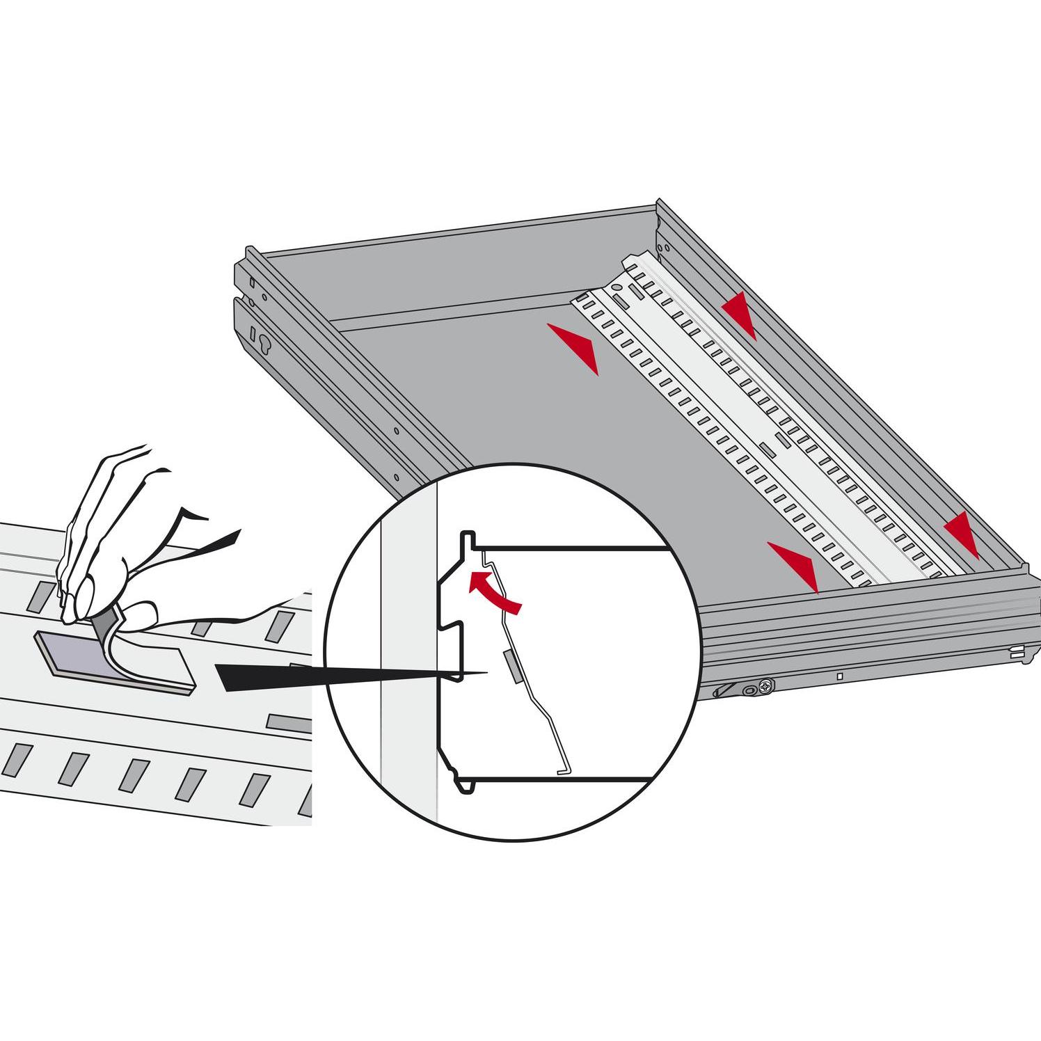 Thumbnail - Hettich, Möbelausstattung, Orgaline (1 Stk.)