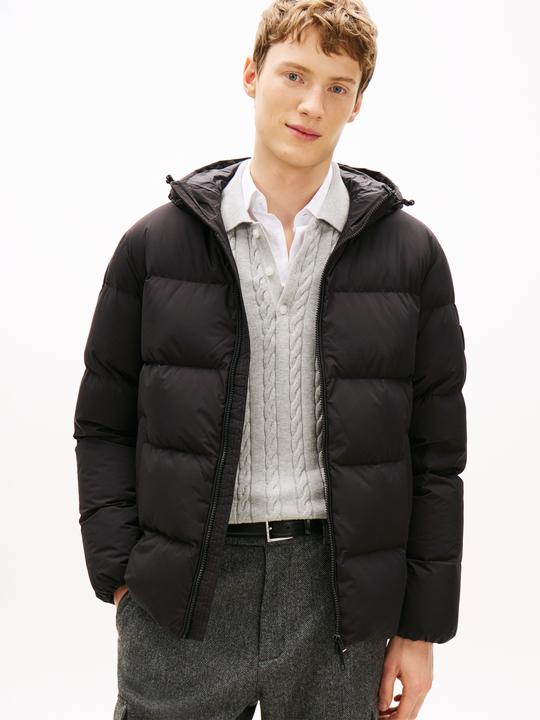 Actual product image Tommy Hilfiger Down Hooded Puffer Jacket (L)