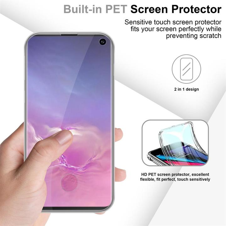 Productafbeelding Cadorabo TPU 360 graden hoesje (Samsung Galaxy S10)