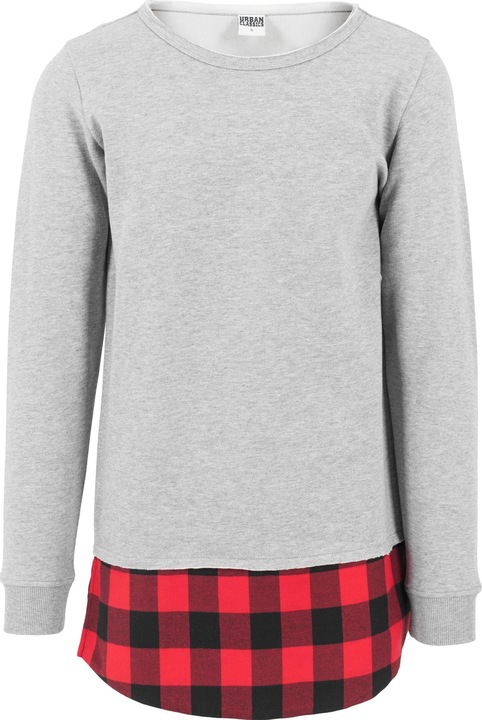 Image du produit Urban Classics Long Flanell Bottom Open Edge Crewneck (L)