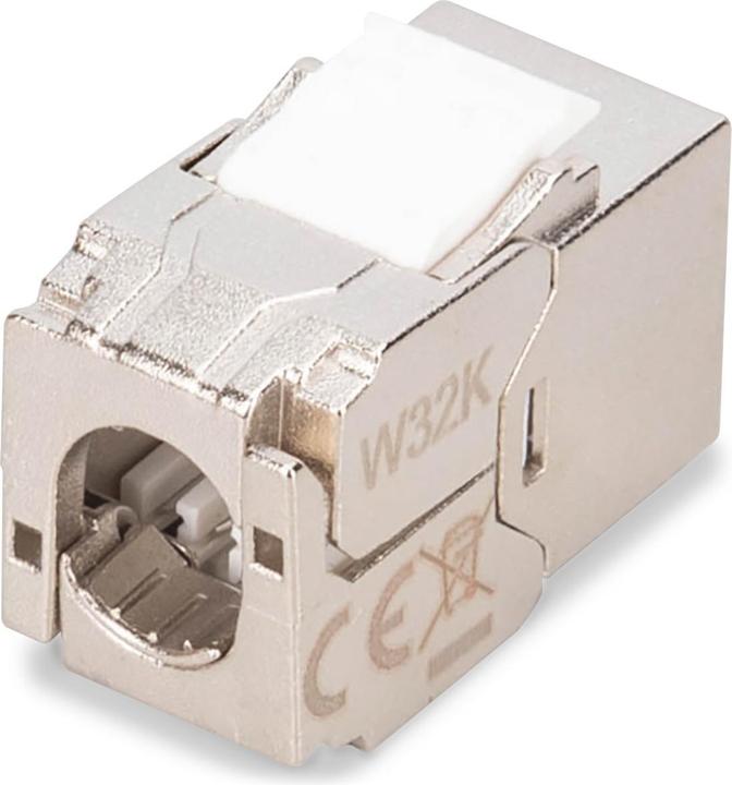 Produktbild Digitus CAT 6A Kompakt-Keystone Modul, geschirmt, werkzeugfreier Montageanschluss. 24 Stk. (Keystone Modul)