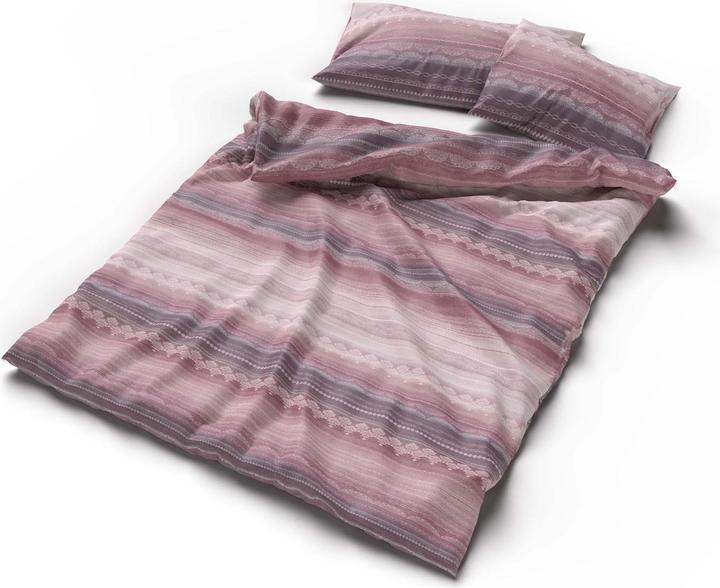 Immagine prodotto Lotus Bettwaren Création Biancheria da letto in raso Ajala (Copripiumino, 200 x 210 cm)