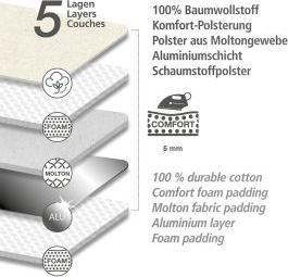 Produktbild Wenko Bügelunterlage Air Comfort grau 130,0 cm
