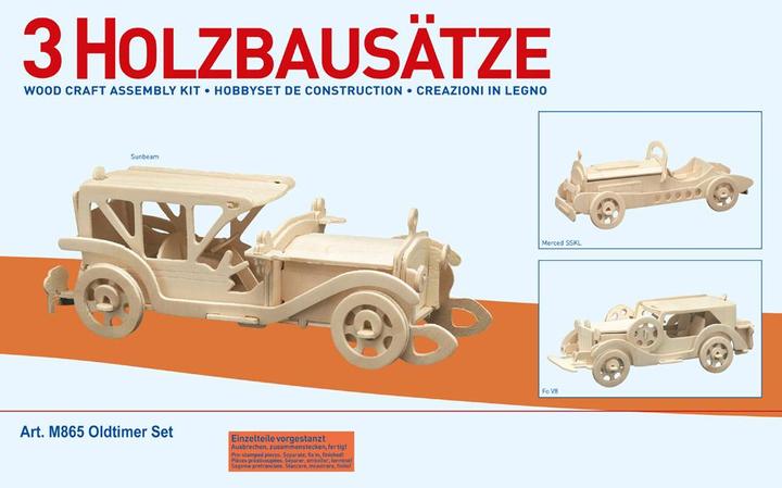 Immagine prodotto Pebaro Kit di costruzione in legno 3 xOldtimer