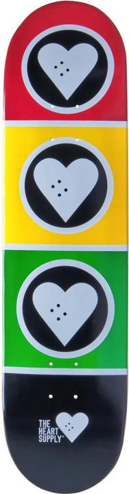 Produktbild Heart Supply Deck Only Squad Skateboard Rasta 8.125" 2021 (8.12")