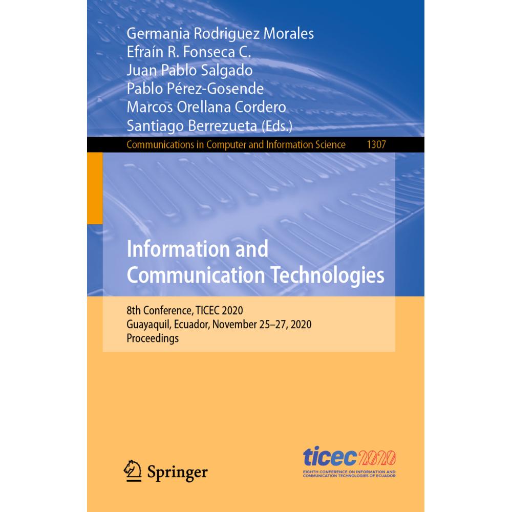 Information and Communication Technologies, Fachbücher von Germania Rodriguez Morales, Marcos Orellana Cordero, Santiago...