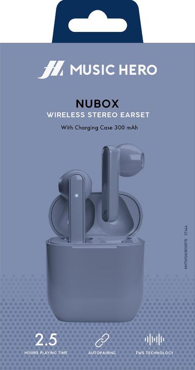 Image du produit SBS Nubox - Écouteurs stéréo semi-intégrés True Wireless (2.50 h, Sans fil)