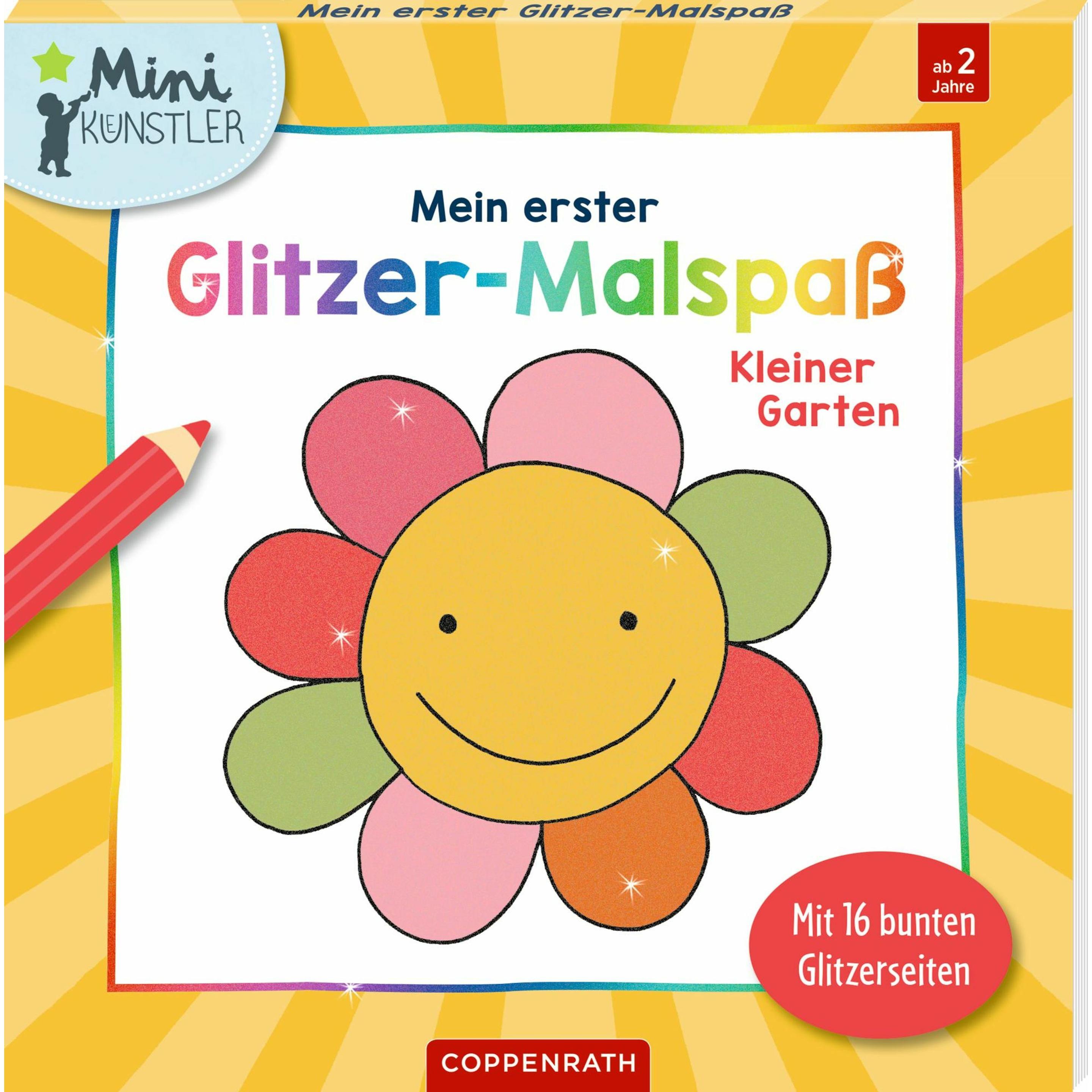 Coppenrath Mein erster Glitzer-Malspa: Kleiner Garten