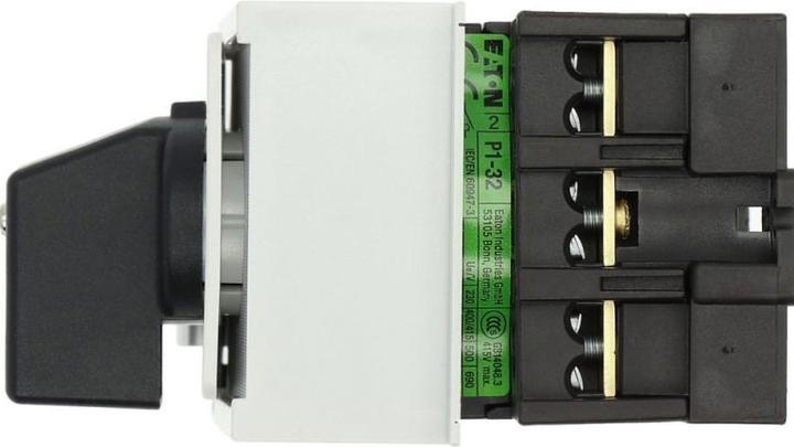 Actual product image Eaton P1-32/IVS - Toggle switch - 3P - Black - White - IP30 - 49 mm - 70 mm