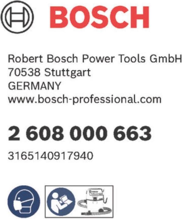 Actual product image Bosch Professional Zubehör Flat-fold filter GAS 18V-10L