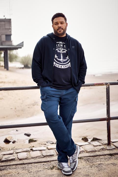 Produktbild Men+ Kapuzen-Sweatjacke, Basic (3XL)