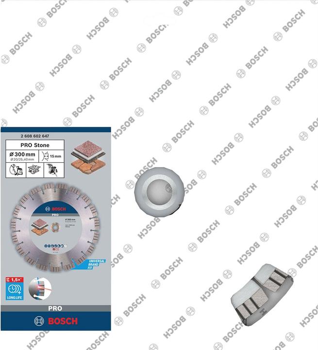 Actual product image Bosch Professional Zubehör PRO Stone diamond cutting disc, 300 x 20/25.4 mm