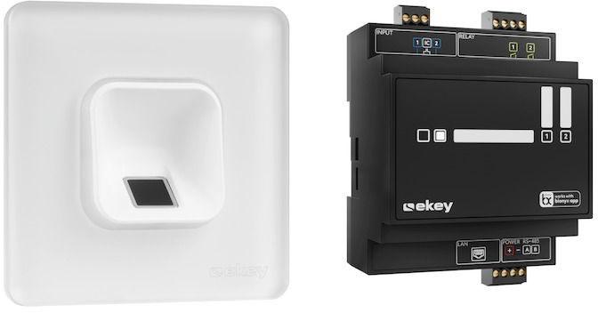 Produktbild Ekey 203703 Fingerprint Zugangssystem Unterputz, Hutschiene IP54 (Fingerabdruck)
