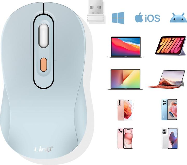 Actual product image LinQ W878 Bluetooth mouse (Wireless)