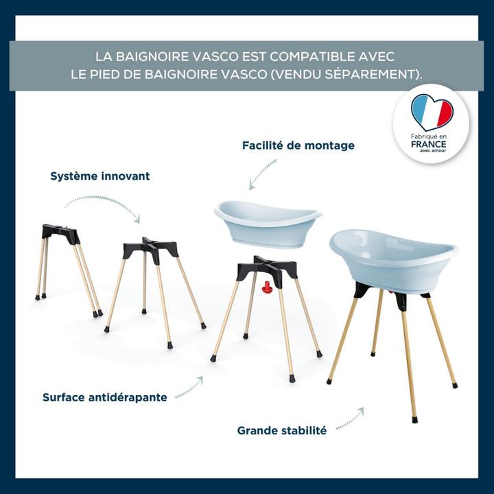 Image du produit Thermobaby Baignoire Vasco bleu bébé