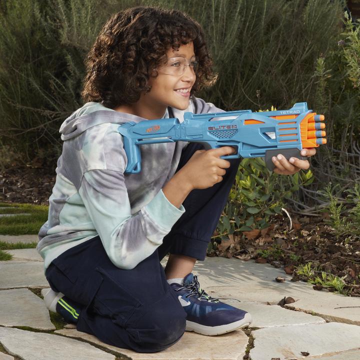 Actual product image Nerf NER ELITE 2.0 TETRAD QS 4