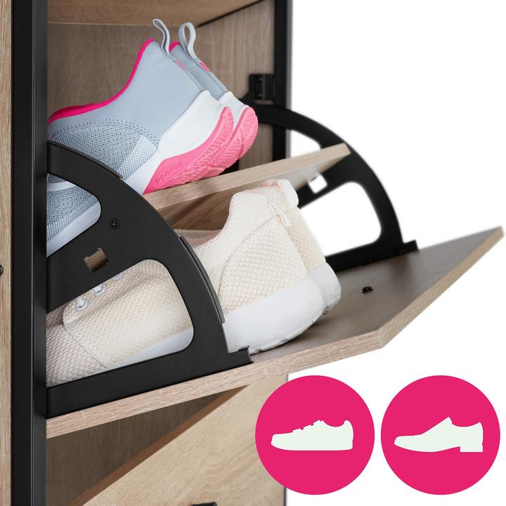 Immagine prodotto tectake Portascarpe (32 x 61 x 130 cm)