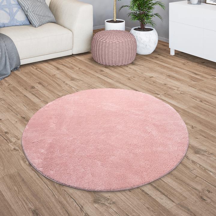 Produktbild TT Home Wohnzimmer Kurzflor Einfarbig Modernes Design Waschbar (120 cm)