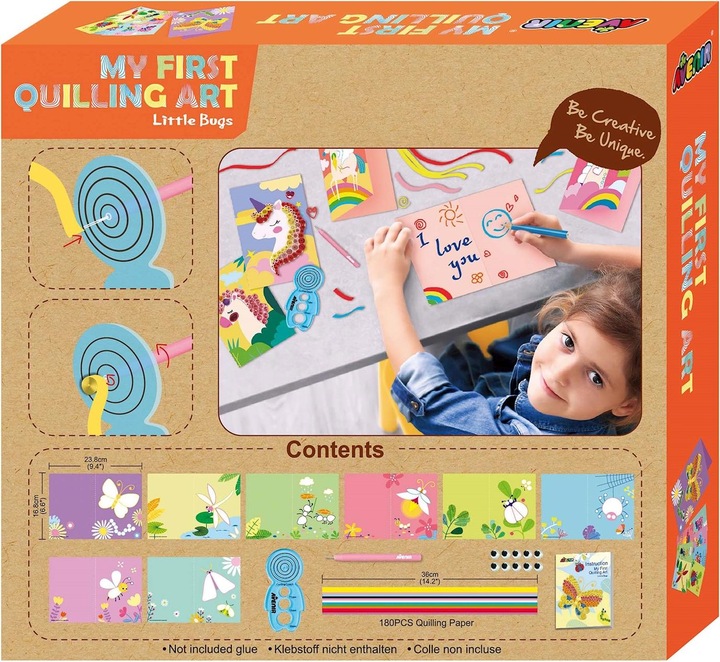 Produktbild Avenir Quilling Set Schmetterlinge