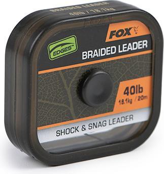 Produktbild Fox Rage 3er-set geflochtene vorfächer naturals leader (18.10 kg)