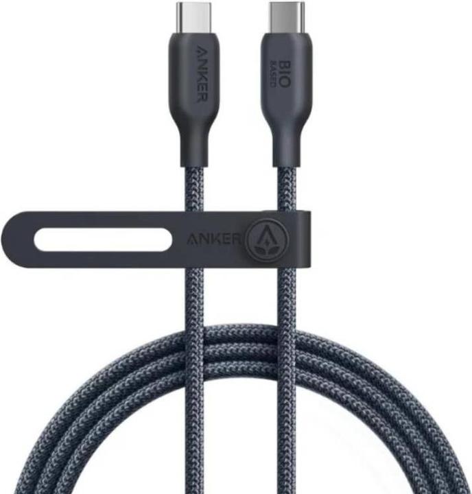 Anker - 544 USB-C zu USB-C - 240W - 0.9M - BioBraided - Schwarz (0.90 m, 240 W)
