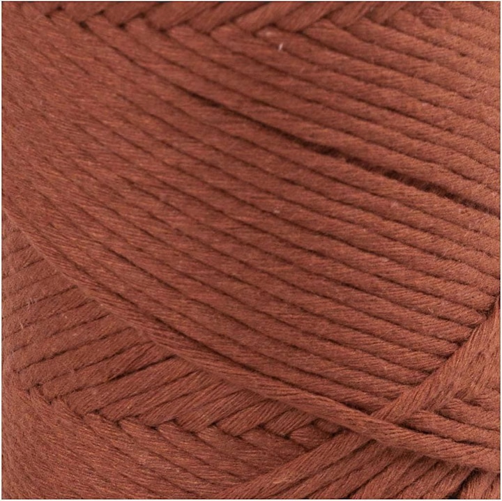 Produktbild Creativ Company Baumwollgarn Macramé Kordel Orange (198 m)