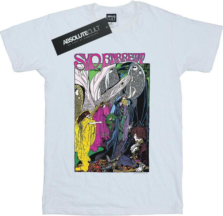 Actual product image Syd Barrett Mens Fairies Poster T-Shirt (M)