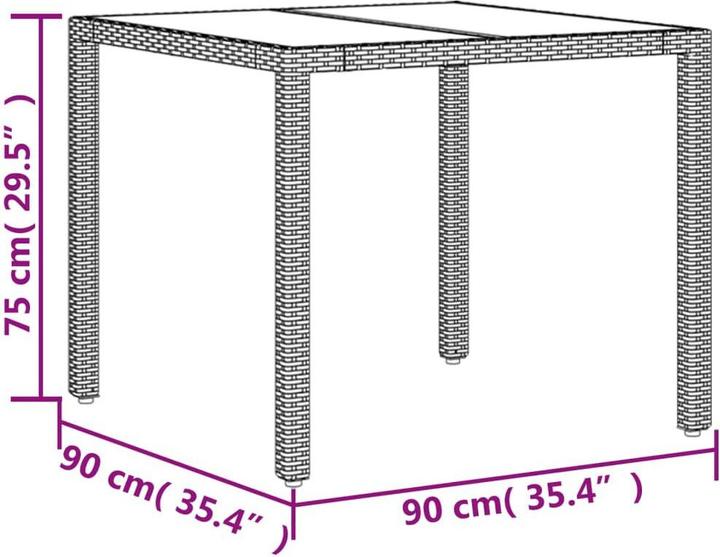 Actual product image vidaXL Kendre (90 cm)