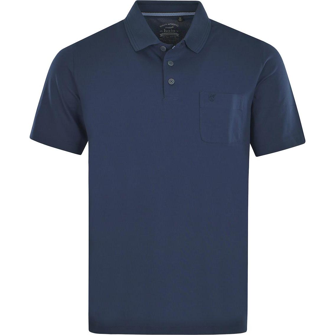 Hajo, Herren, Shirt, Pique Poloshirt, Blau, (54)